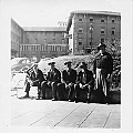 1950s Firemen In Front Of The Pinehurst